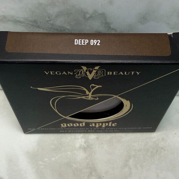 VEGAN BEAUTY GOOD APPLE SKIN-PROTECTING FOUNDATION BALM 10g-DEEP 092 - Picture 2 of 3